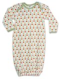 Zutano Unisex-baby Infant Sunset Dots Organic Gown
