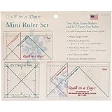 Quilt In A Day Mini Ruler Set, 3 Pieces