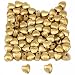 15g Heart Beads Gold Plated Beading Parts 4mm Approx 70