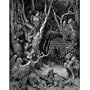 Gustave Dor� (Illustration to Dante's "Divine Comedy," Inferno - Suicides) Art Poster Print - 13x19