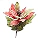 Factory Direct Craft Lovely FLocked Mixed Red and Green Artificial Magnolia Stem - 27