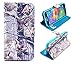 Galaxy S5 Case, Trees Camo Flip Wallet Credit ID Card Slot Holder Phone Case With Stand --Retail Package W Screen Protector --Winter