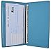 Brand New Hand Crafted Genuine Soft Leather Checkbook Cover simple-156 (BabyBlue)