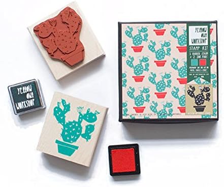 Yellow Owl Workshop Pattern Stamp Set, Cactus