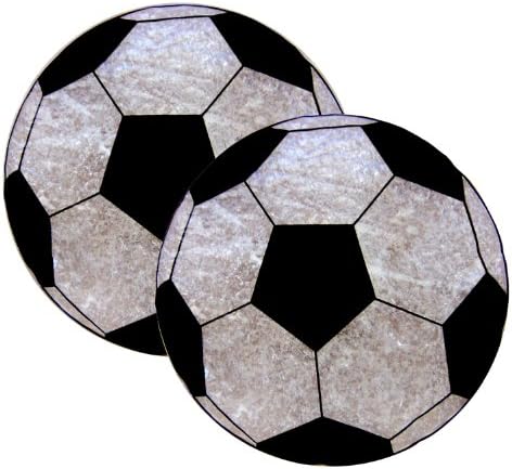 Soccer Ball Ice Pack (Pack of 2; 4inches/10cm each) - perfect for lunch bags