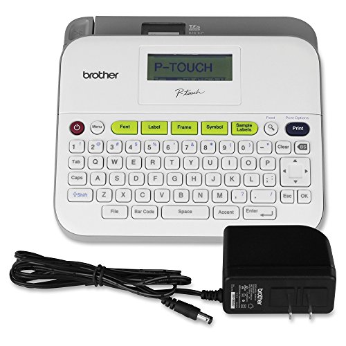 Brother PTD400AD Label Maker With AC Adapter Office Store
