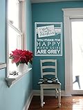 Wall Decor Plus More WDPM2700 You Are My Sunshine You Make Me Happy When Skies Are Grey Wall Sticker