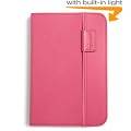 Kindle Lighted Leather Cover, Hot Pink (Fits 6