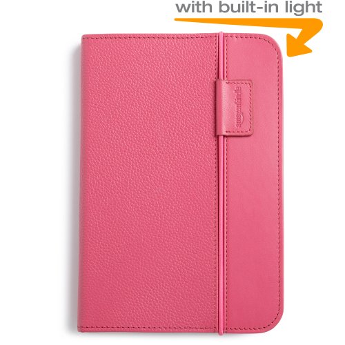 Kindle Lighted Leather Cover, Hot Pink (Fits 6 Display, Latest Generation Kindle)