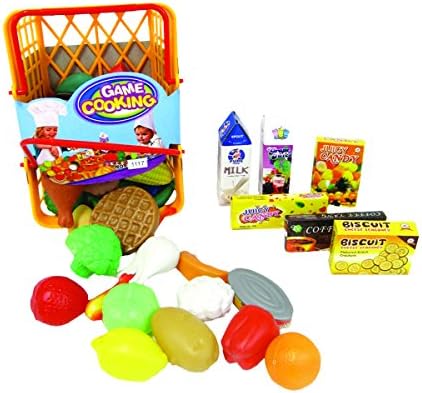 Little Big World Children's Food Play Set Cooking Game, Multicolor