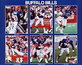 Buffalo Bills (James Lofton, Jim Kelly, Andre Reed, Cornelius Bennett, Thurman Thomas, Bruce Smith) Sports Poster Print - 16