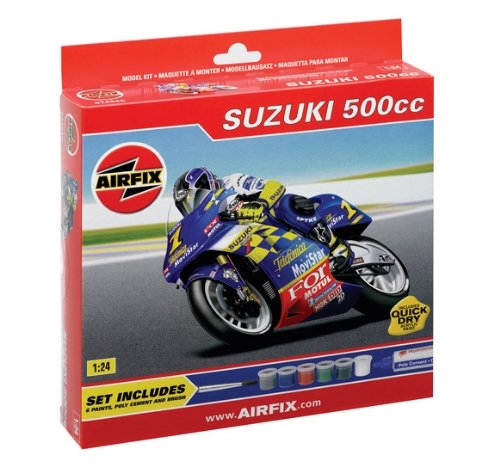 Childrens Toyshop  Toys : NEW AIRFIX KIT A92483 SUSUKI 500CC BIKE