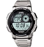 Casio #AE1000WD-1AV Men's LCD Digital World Time Sports Watch
