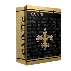 New Orleans Saints NFL Medium Gift Bag (9.75 Tall)"