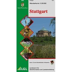 Stuttgart 1 : 35 000 Wanderkarte