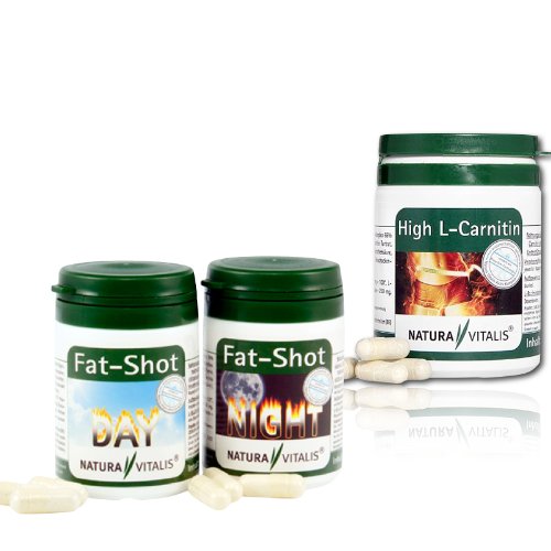 Natura Vitalis Fat Shot 2tlg Set + High L-Carnitin 120 Kapseln Preisvergleich