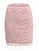 Women's Fully Lined Lace Pencil Skirt