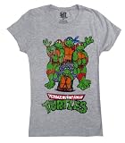  : Teenage Mutant Ninja Turtles Distressed T-Shirt for women
