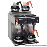 Commercial Coffee Maker, Coffee Brewer, 12 Cup Twin Brewer, 4 Warmers, Automatic Coffee Maker