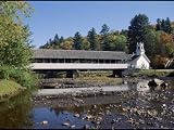 A Covered Bridge in New Hampshire Photographic Poster Print by Richard Nowitz, 16x12