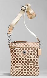 Coach Op Art Signature Leash Swingpack Messenger Bag