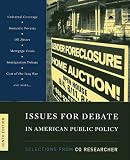 Issues for Debate in American Public Policy: Selections from Cq Researcher