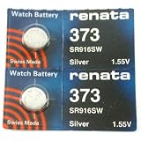 FOSSIL Watches:#373 Renata Watch Batteries 2Pcs