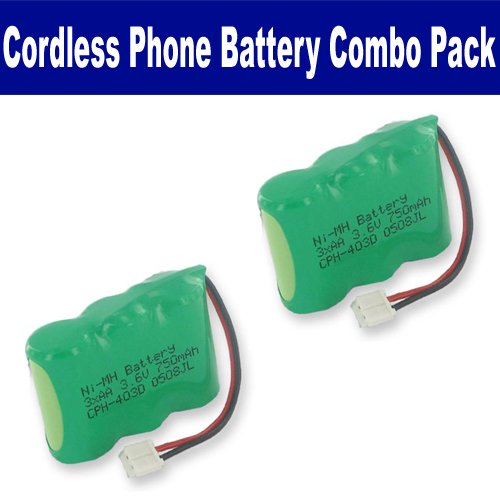 Vtech 80 5074 00 00 Cordless Phone Battery Combo Pack includes 2 x EM