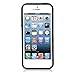 iPhone SE, iPhone 5S iPhone 5, Dual-layer Heavy Duty Matte Rugged Protective Cover with Slider ID Credit Card Slot Cash Holder for Apple New iPhone SE iPhone 5S iPhone 5 by Cazle (Gray)