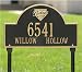San Diego Padres Black and Gold Personalized Address Lawn Plaque