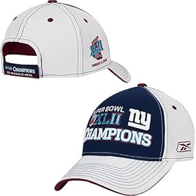 New York Giants Super Bowl XLII Champions Official Locker Room Hat