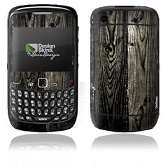 Design Skins f�r Blackberry 8520 Curve - Klassisches Ebenholz Design Folie