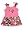 Rubbies - Girls Sundress, Salmon, Black, Green (Size 4)