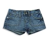 Jade - Girls Low-Rise Jean Short, Denim Blue