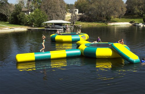 Kidwise 20'. Water Trampoline Log
