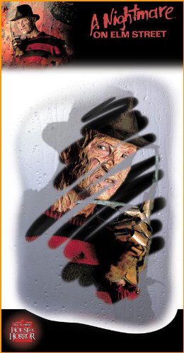 Halloween Decorations Freddy Face Mirror Decals.