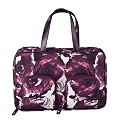 Sonia Kashuk Purple Floral Weekender Cosmetic Bag