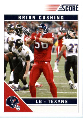 2011 Score Football Card # 115 Brian Cushing - Houston Texans - NFL Trading Card In a Protective Screwdown Case!