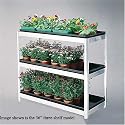 Two Wests 24" Seed Tray Rack With 2 Watertight Trays