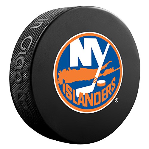 New York Islanders Basic Logo Souvenir Hockey Puck By Sher-Wood