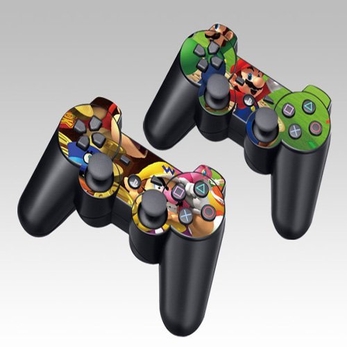 Mario Design Skin Decal Sticker for the PS3 (Playstation 3) Controller (2pcs in 1)