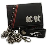 AC DC Premium Leather Chain Wallet #2 by Bewild
