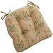 Brentwood Chenille Jacquard Palm Beach Chairpad, Amber