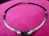 Baseball Phiten Titanium Necklace Limited X50 Black/white