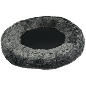 Mikki Travel & Household Luxury Cat Snoozer Luxury Long Plush Charcoal