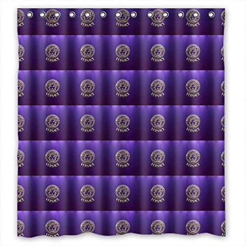 Vibrant versace Shower Curtain Bathroom Antimicrobial Polyester Soft 60x72 inch / 150x180 cm