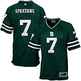 Michigan State Spartans #7 Green Prime Time Football Jersey