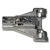 Mounting Plate, 4.5 mm, Face Frame, Euro Concealed, Nickel