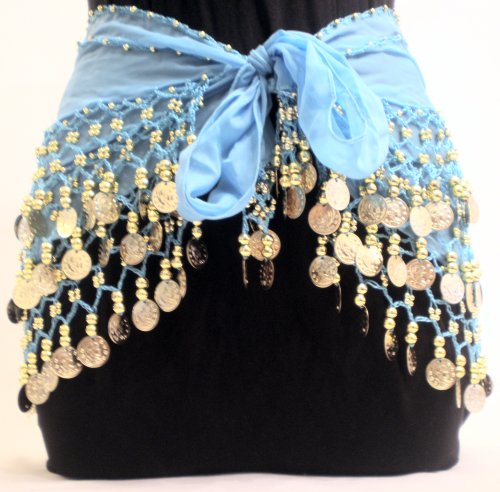 Belly Dance Skirt With Gold Coins (Great Gift Idea)