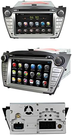 Car GPS Navigation System for Hyundai TUCSON 2009 2010 2011 2012 2013 2014 2015 Car Stereo DVD Player 7 Inch TFT Touchscreen Monitor DVD Player / Android 4.4.4 OS Dual Core Car Multi Media Radio Video Receive DVD Player+Bluetooth SD/USB IPOD Built-in WIFI+AUX In+Free Backup Rear View Camera+Free US Map